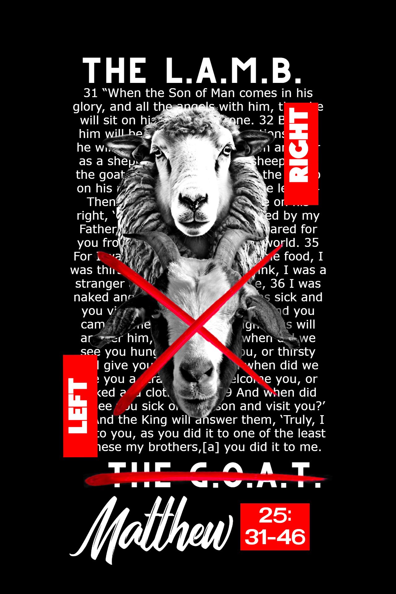 THE L.A.M.B VS. THE G.O.A.T.