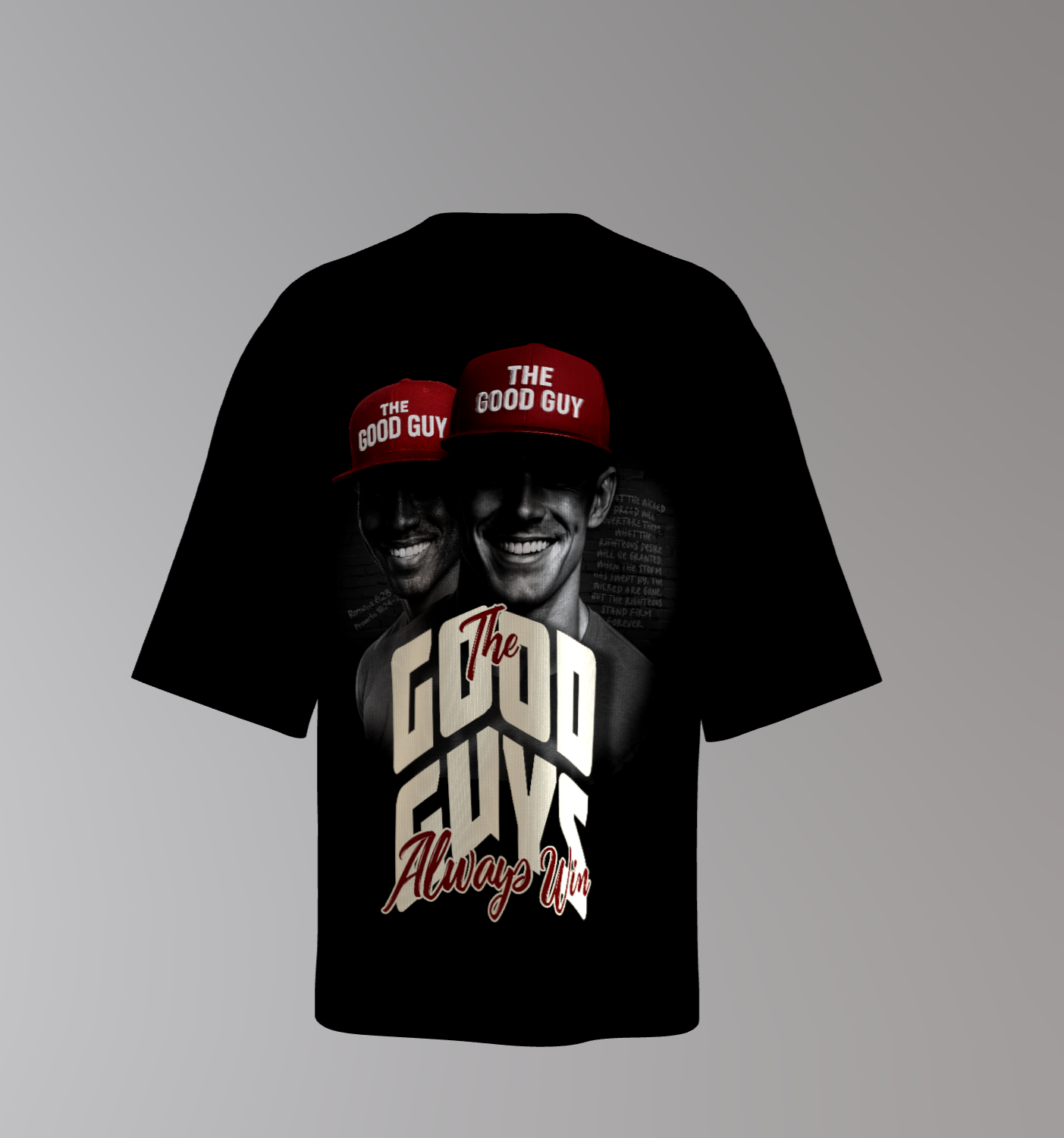 'The Good Guy Always Wins' Oversized T-shirt