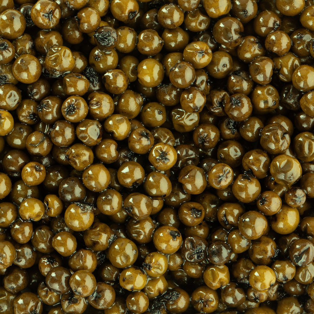 Šviežiai sūdyti žalieji Kampoto pipirai žirneliais, 40 g (Kampot Green Pepper, 40 g)