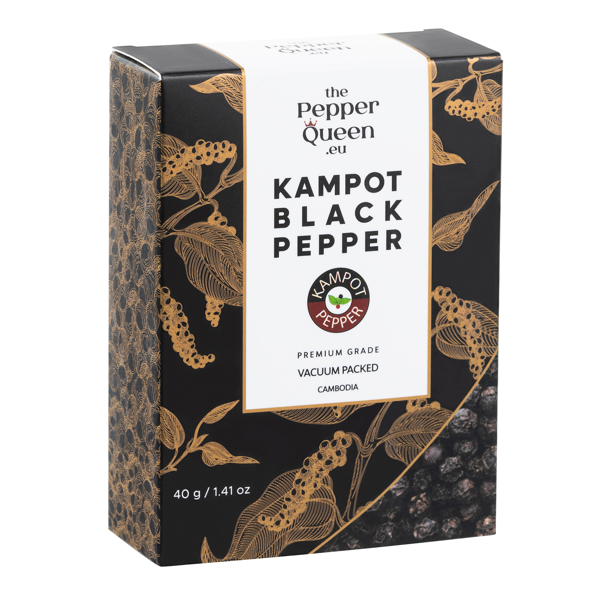 Kampoto juodieji pipirai, 40 g (Kampot Black Pepper, 40 g)