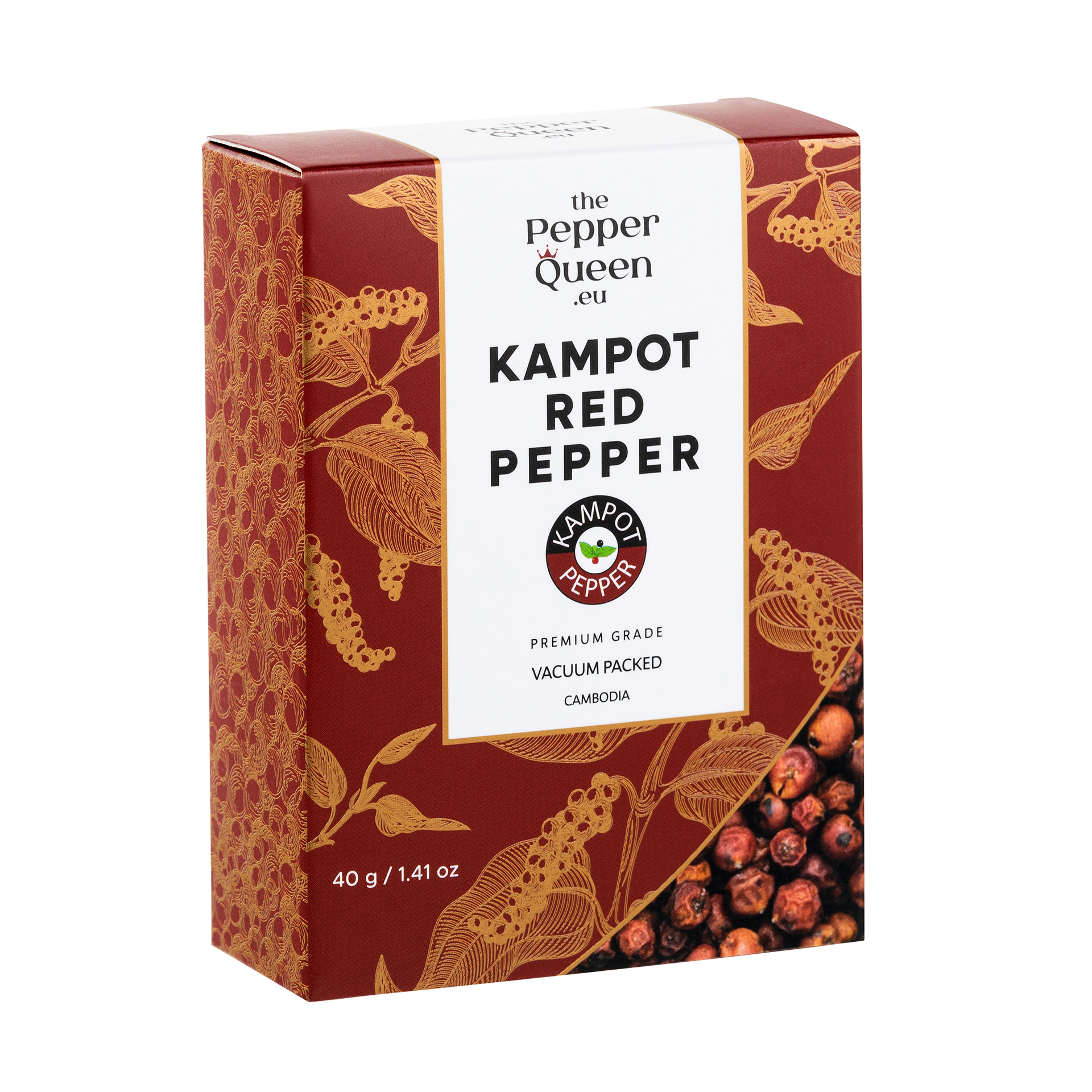 Kampoto raudonieji pipirai, 40 g (Kampot Red Pepper, 40 g)