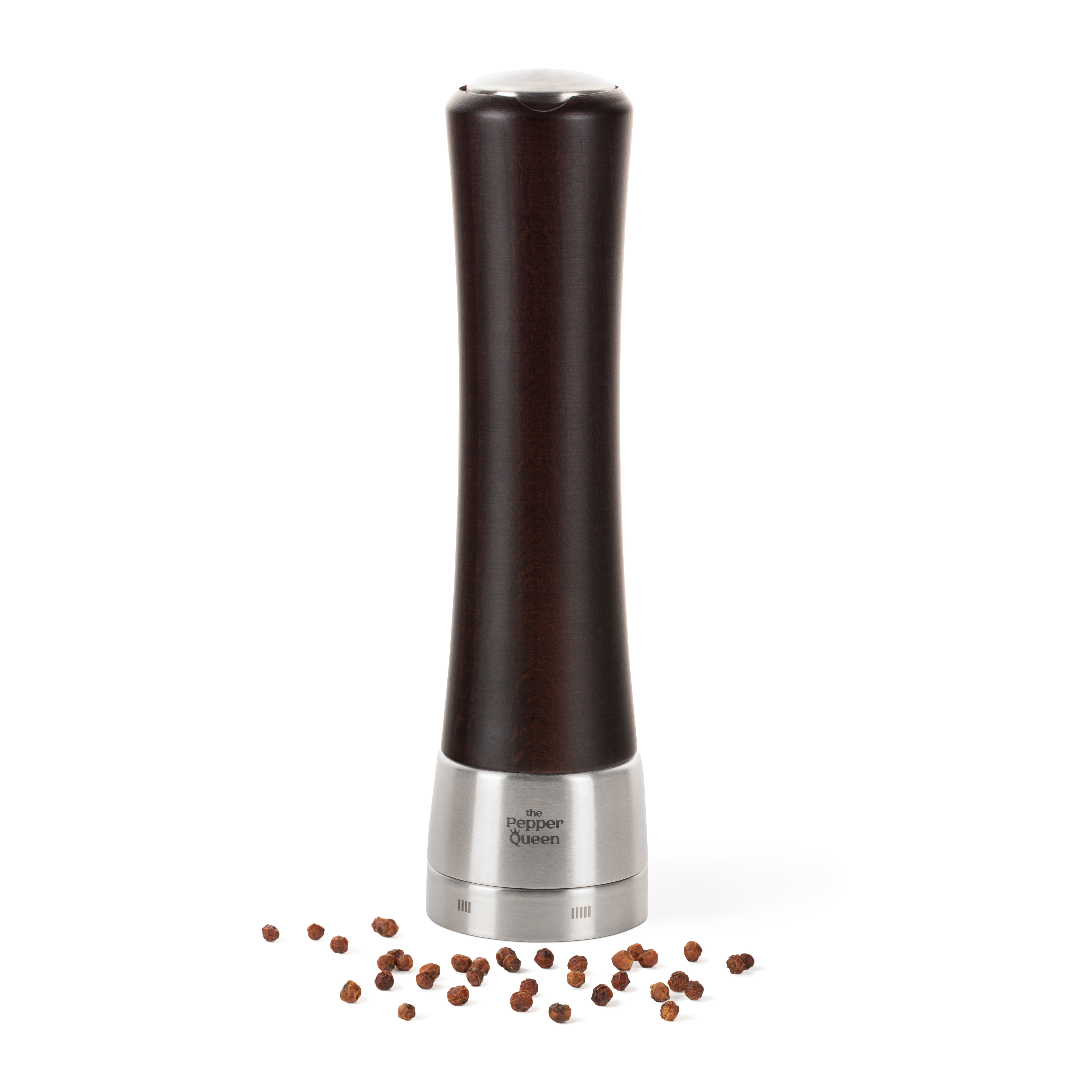 Malūnėlis užpildytas Kampoto raudonaisiais pipirais (Pepper grinder filled with Kampot red pepper)