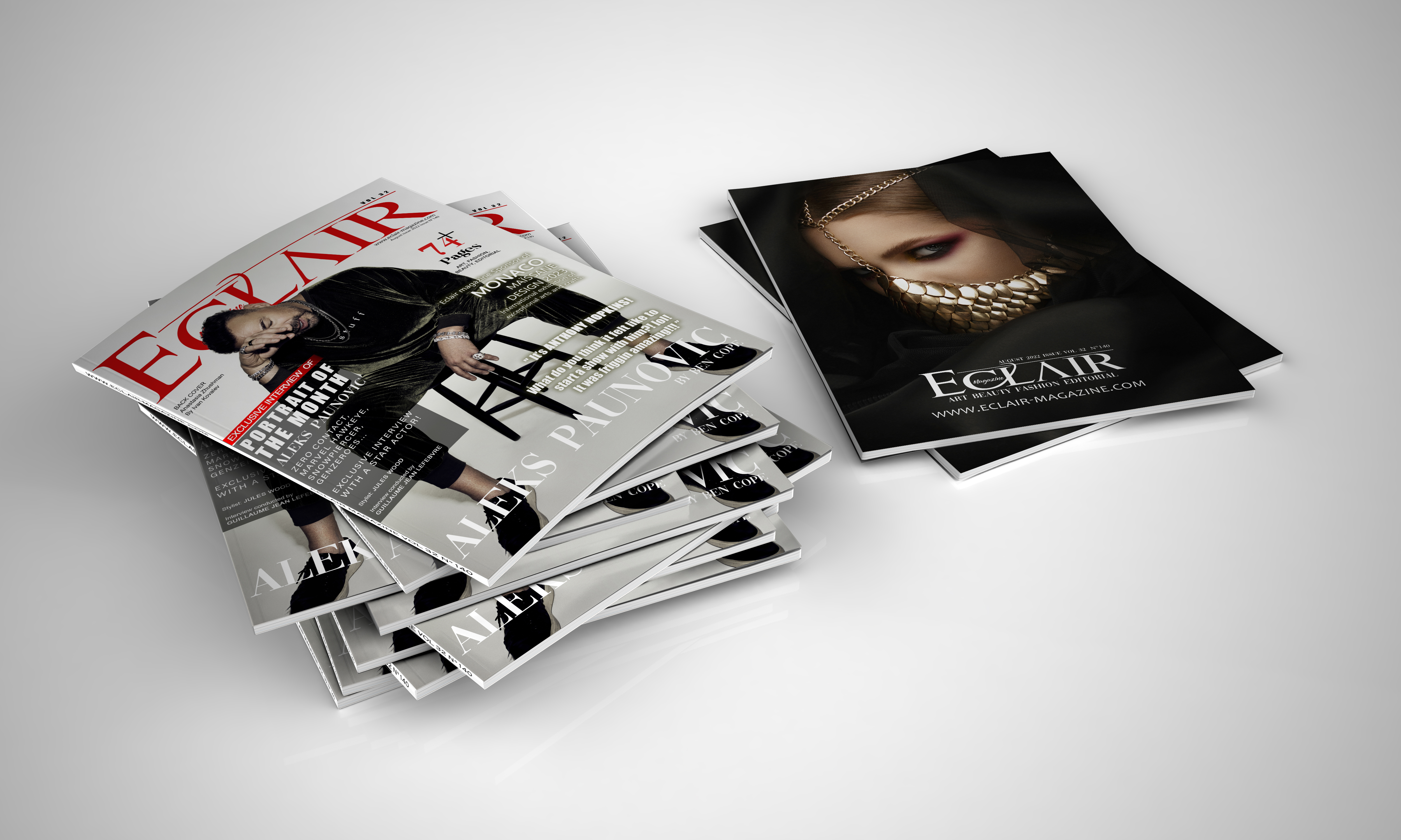 ELITE 1 GOLD - Full VIP promo Package Up to 20 pages + Portrait Of The Month Interview & Article (Print & Web) + 10 HARD COPY and more