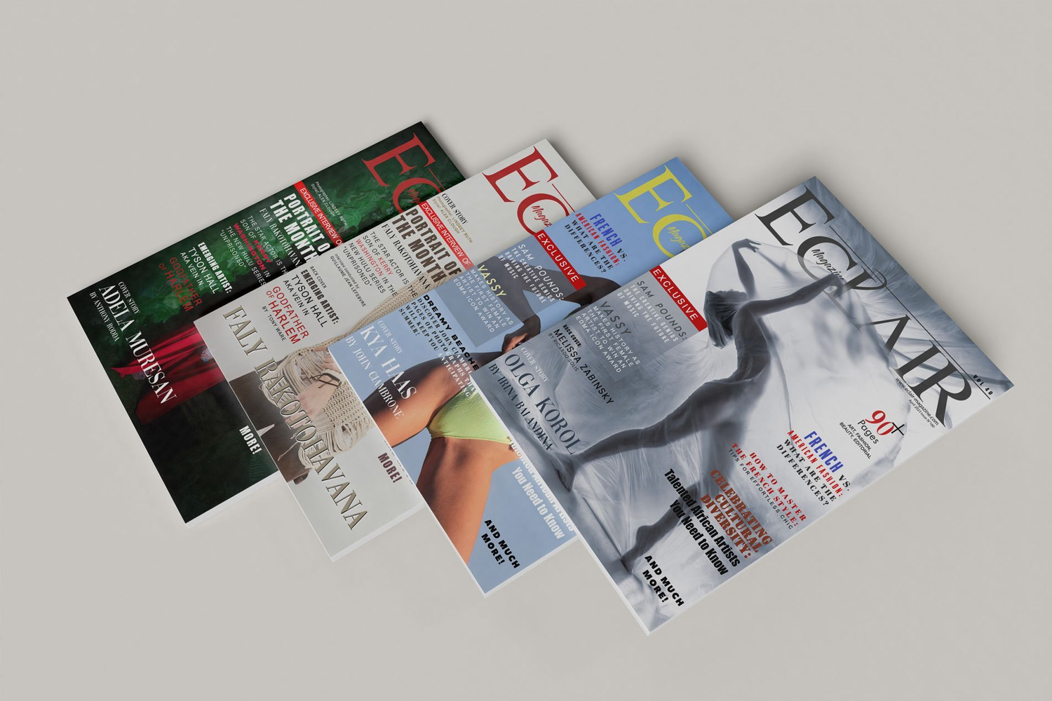 SPECIAL DELUXE 2 SILVER - Front & Back Cover + Max 12 Inside Pages  + Print & web biography article + Video Promo