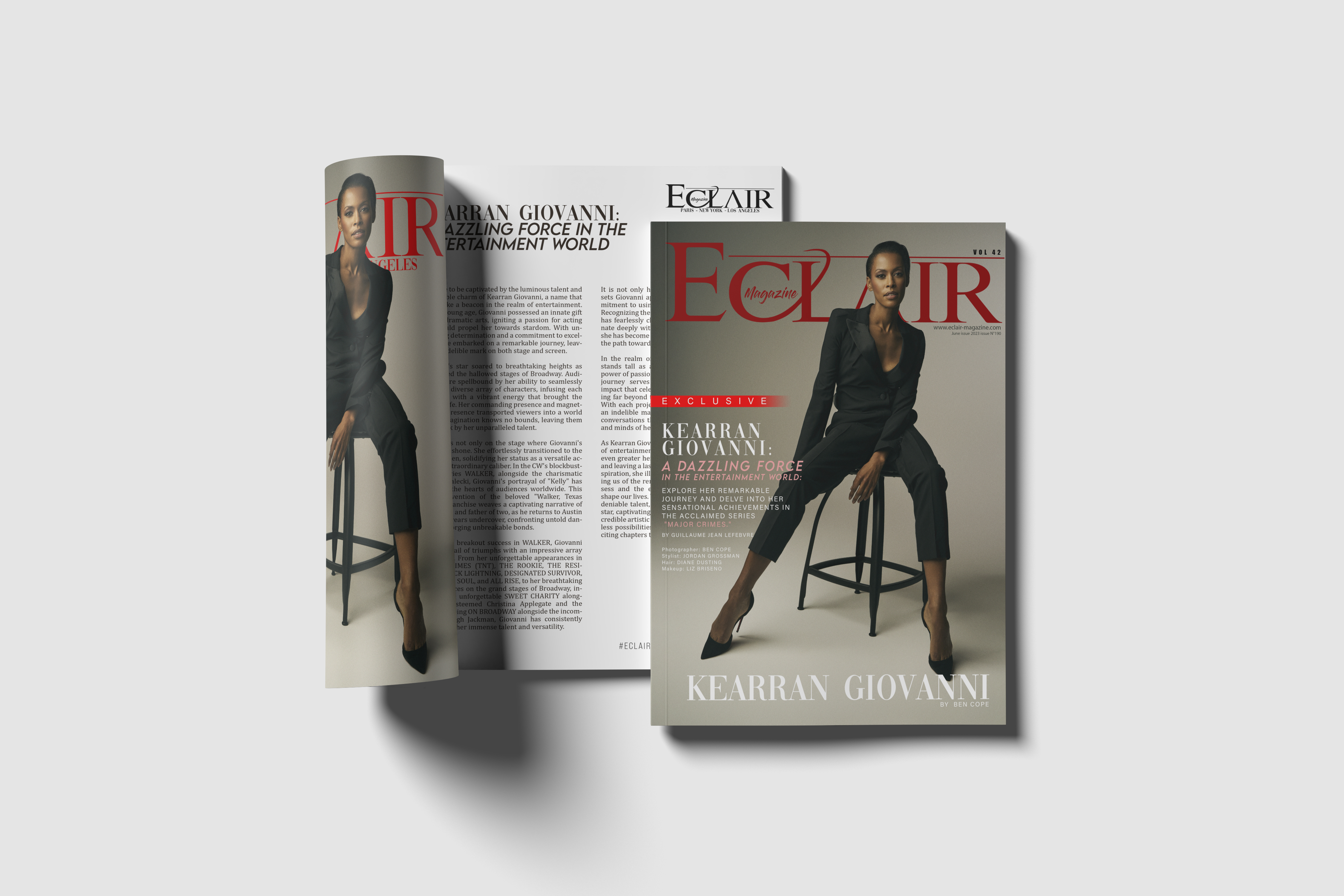 Front & Back cover + Max 10 Pages including a Print Biography