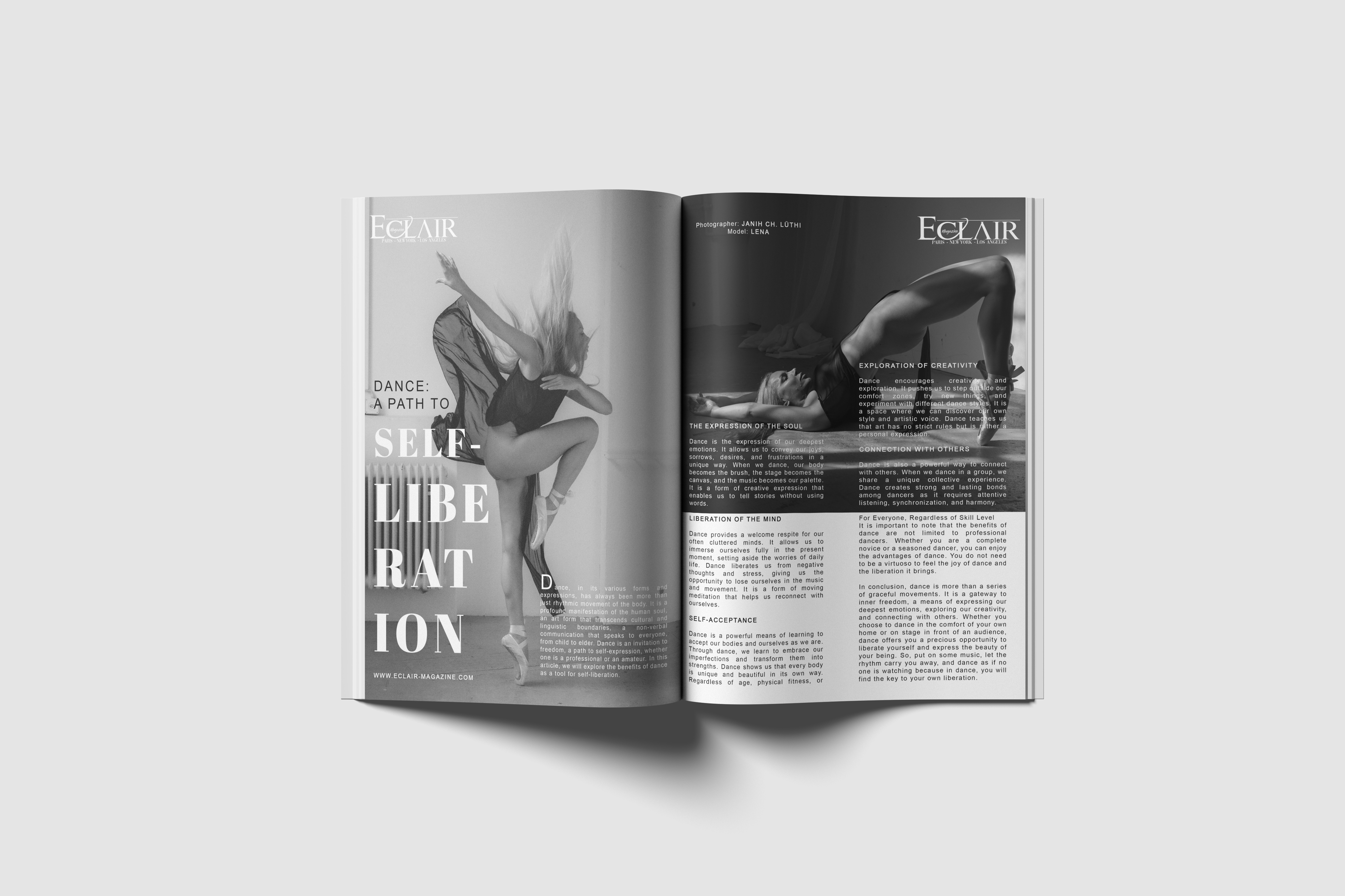 Front & Back cover + Max 10 Pages including a Print Biography