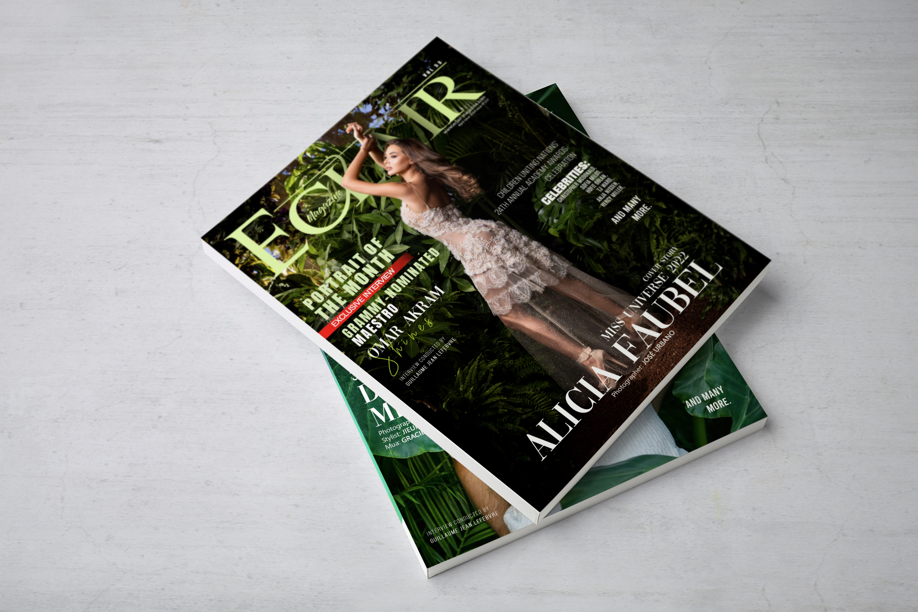 Front Cover + 8 Pages (in Celebrity Issue)