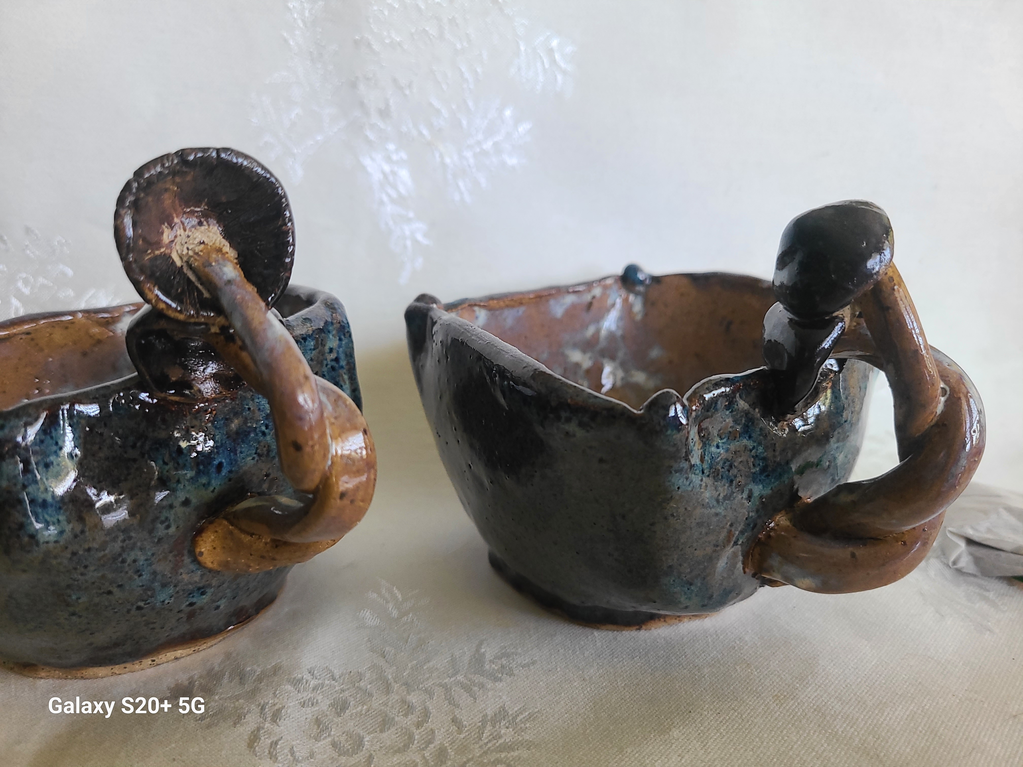 Pair of Porcini Mugs