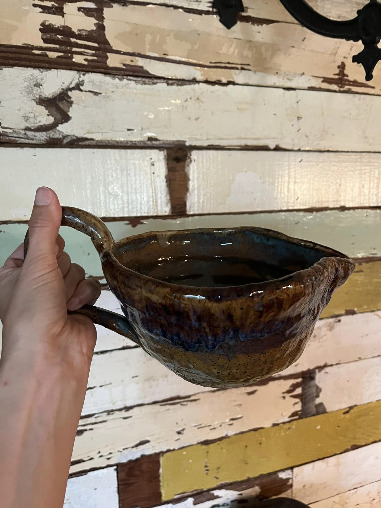 Nutty Teal Batter Bowl