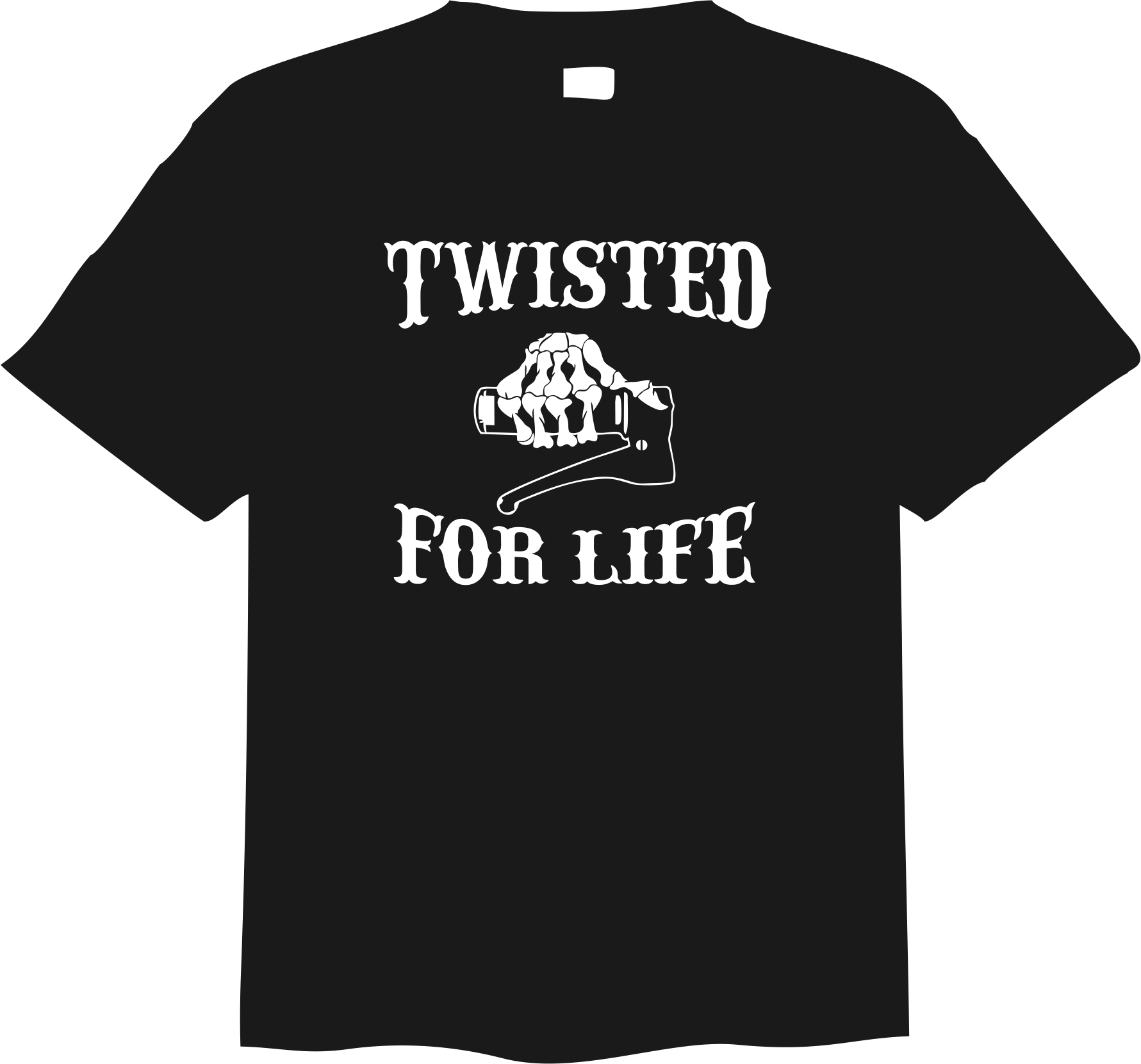 TWISTED (THROTTLE) FOR LIFE KIDS T SHIRT