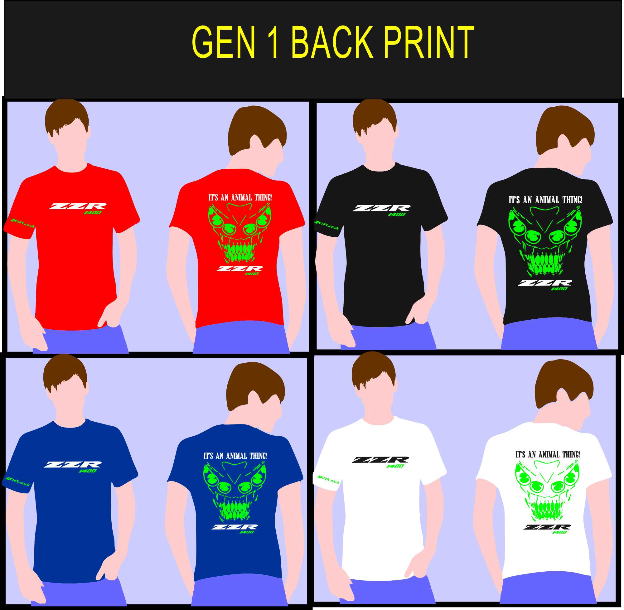 GEN 1  ITS AN ANIMAL THING BACK PRINT