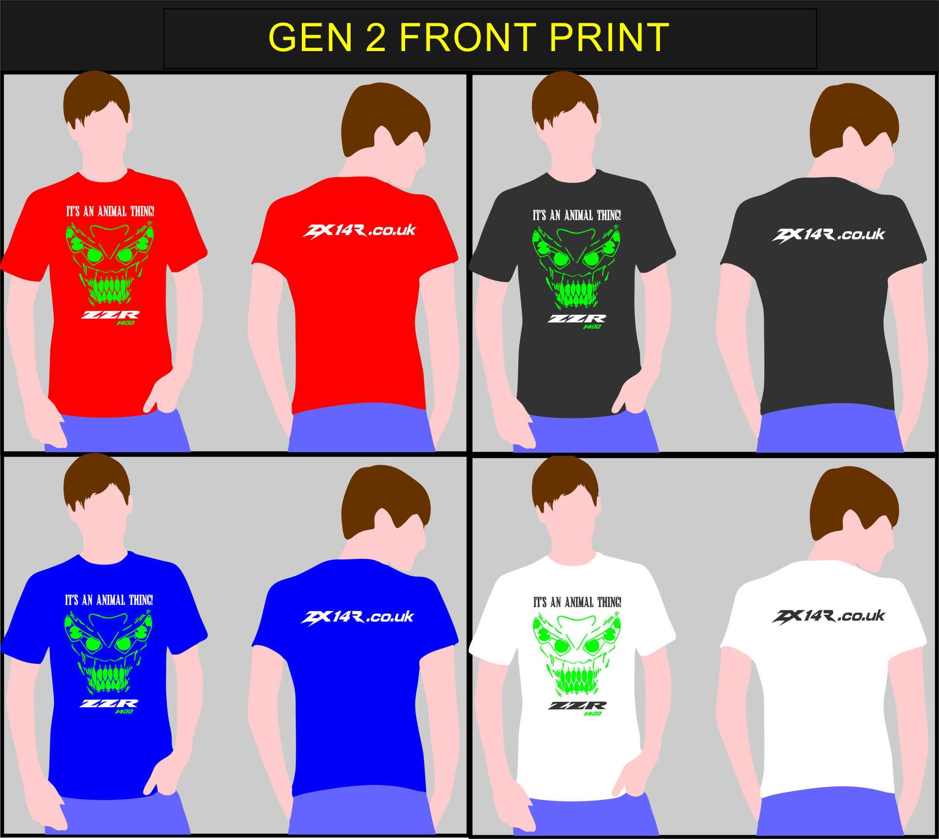 GEN 2  ITS AN ANIMAL THING FRONT PRINT