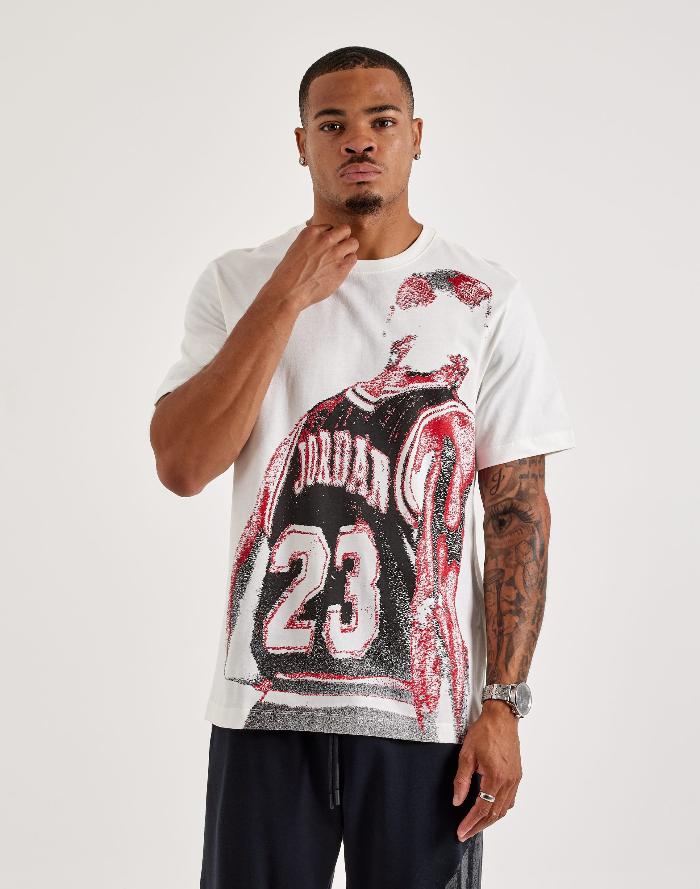 POLO AIR JORDAN GRAPHIC WHITE