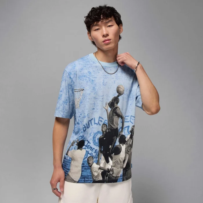 POLO JORDAN GRAFFITI LIGTH BLUE
