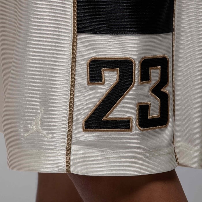 SHORT JORDAN BROOKLYN CAT SCRATCH WHITE GOLD