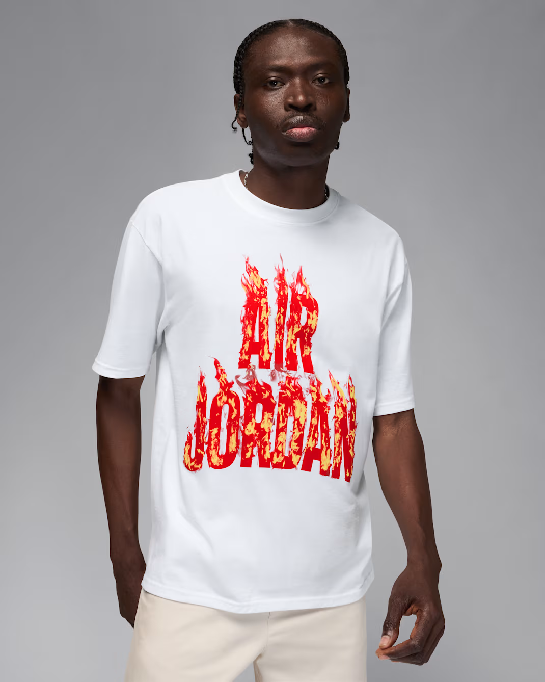 POLO AIR JORDAN FUEGO WHITE