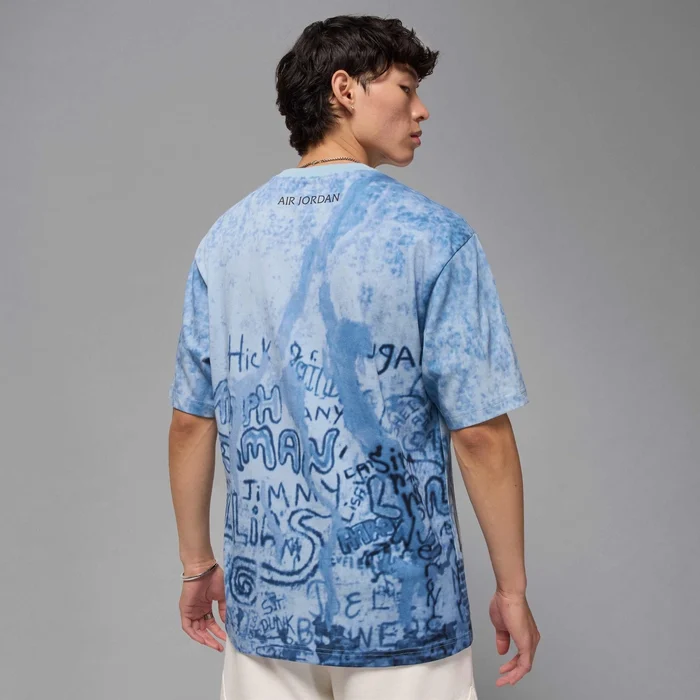 POLO JORDAN GRAFFITI LIGTH BLUE