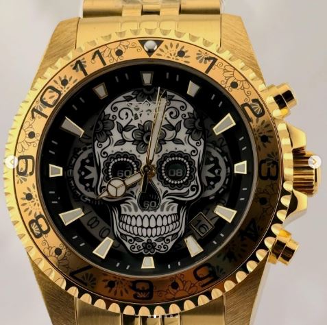 INVICTA PRO DRIVER DIA DE MUERTOS - 48951 DORADO