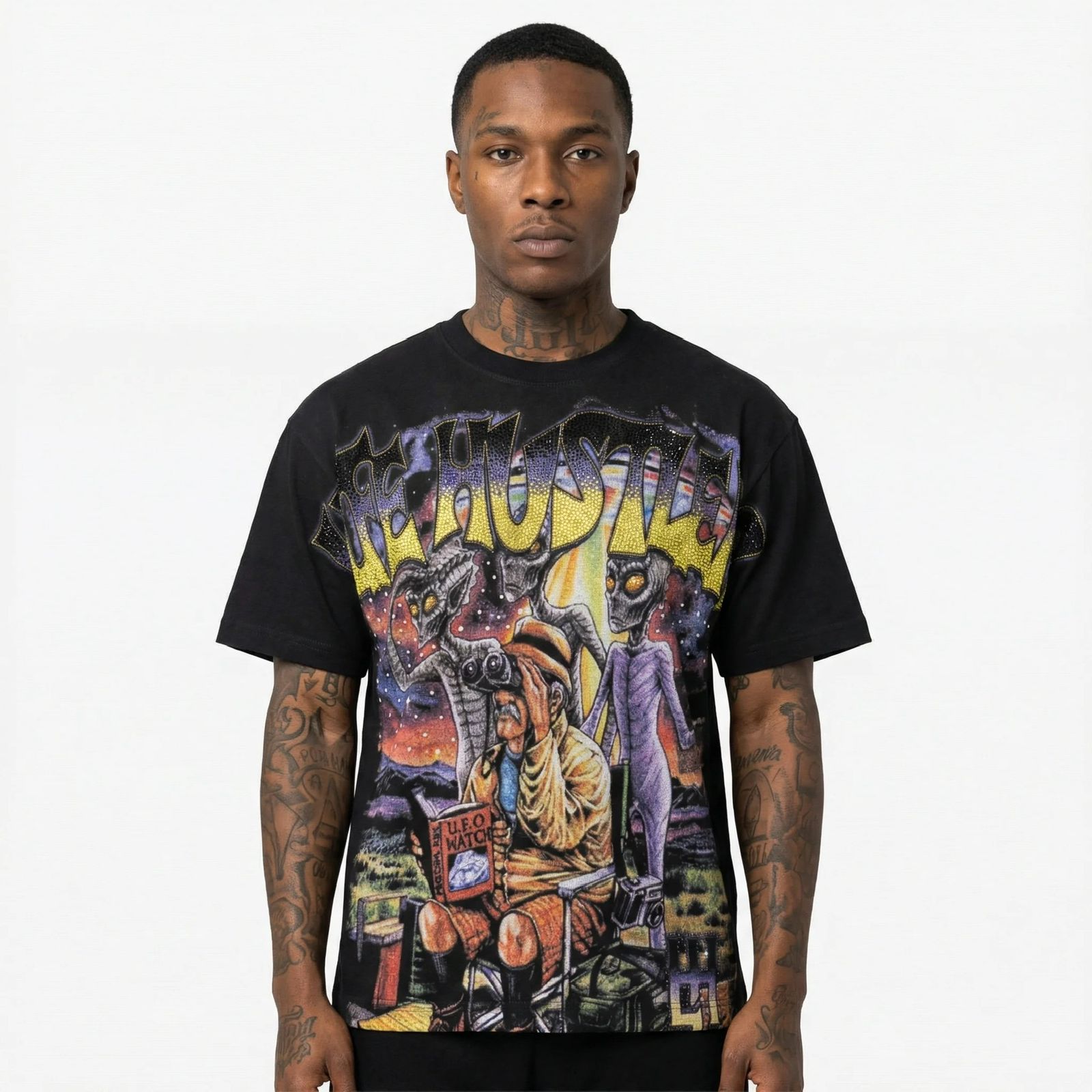 GANSTA ALIEN'S  ( ALGODON PESADO 350 GR)