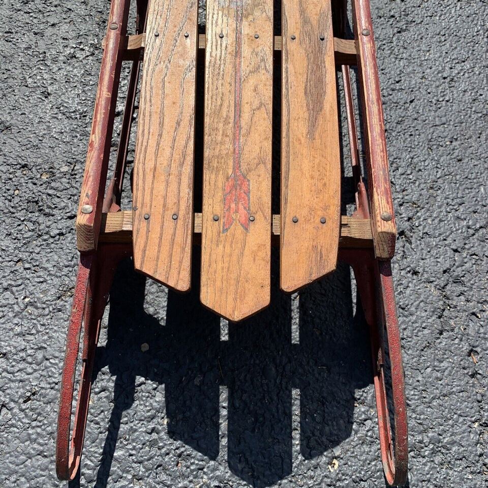 VINTAGE FLEXIBLE FLYER SLED 55-18895  No. 1820044 AIRLINE CHIEF