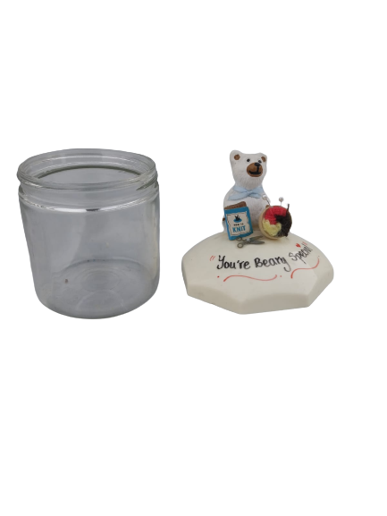You're Beary Special Sewing kit jar