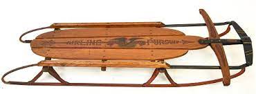 VINTAGE FLEXIBLE FLYER SLED 55-18895 No. 1820044 AIRLINE CHIEF