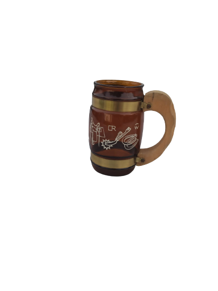 1 Beer stein-wooden handle