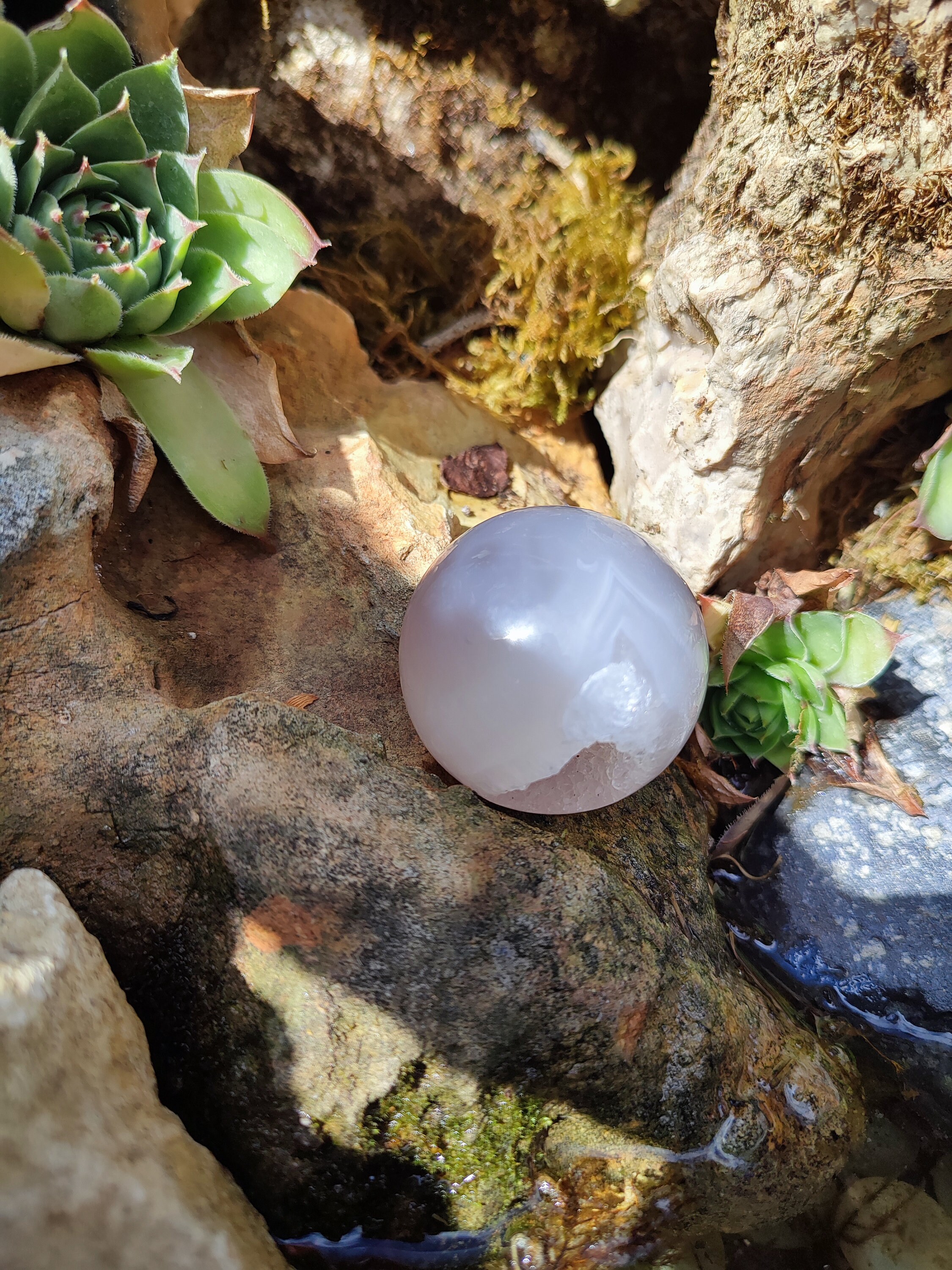 Sphère en Agate