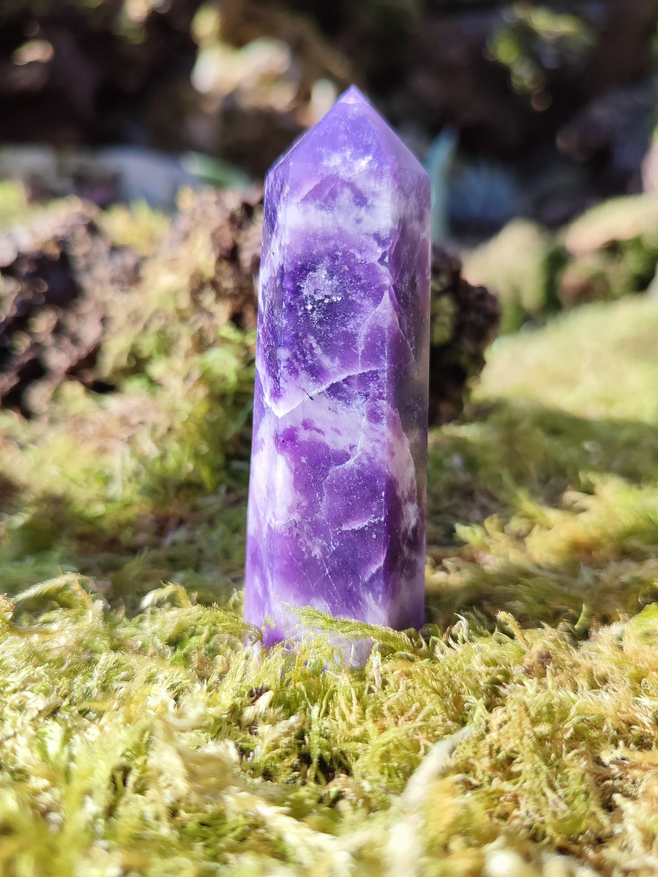 Obélisque de Lépidolite