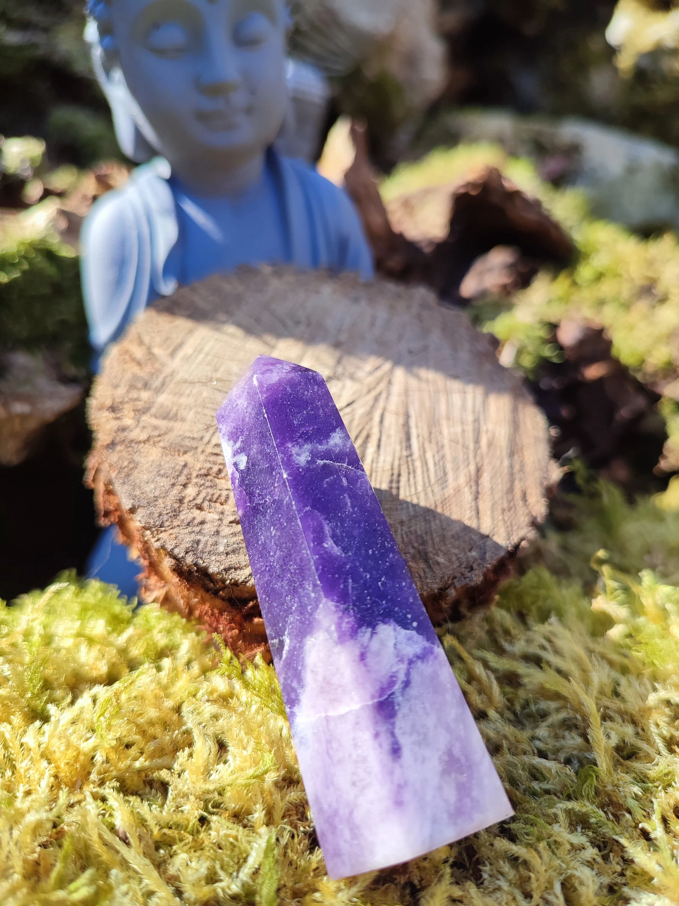 Obélisque de Lépidolite