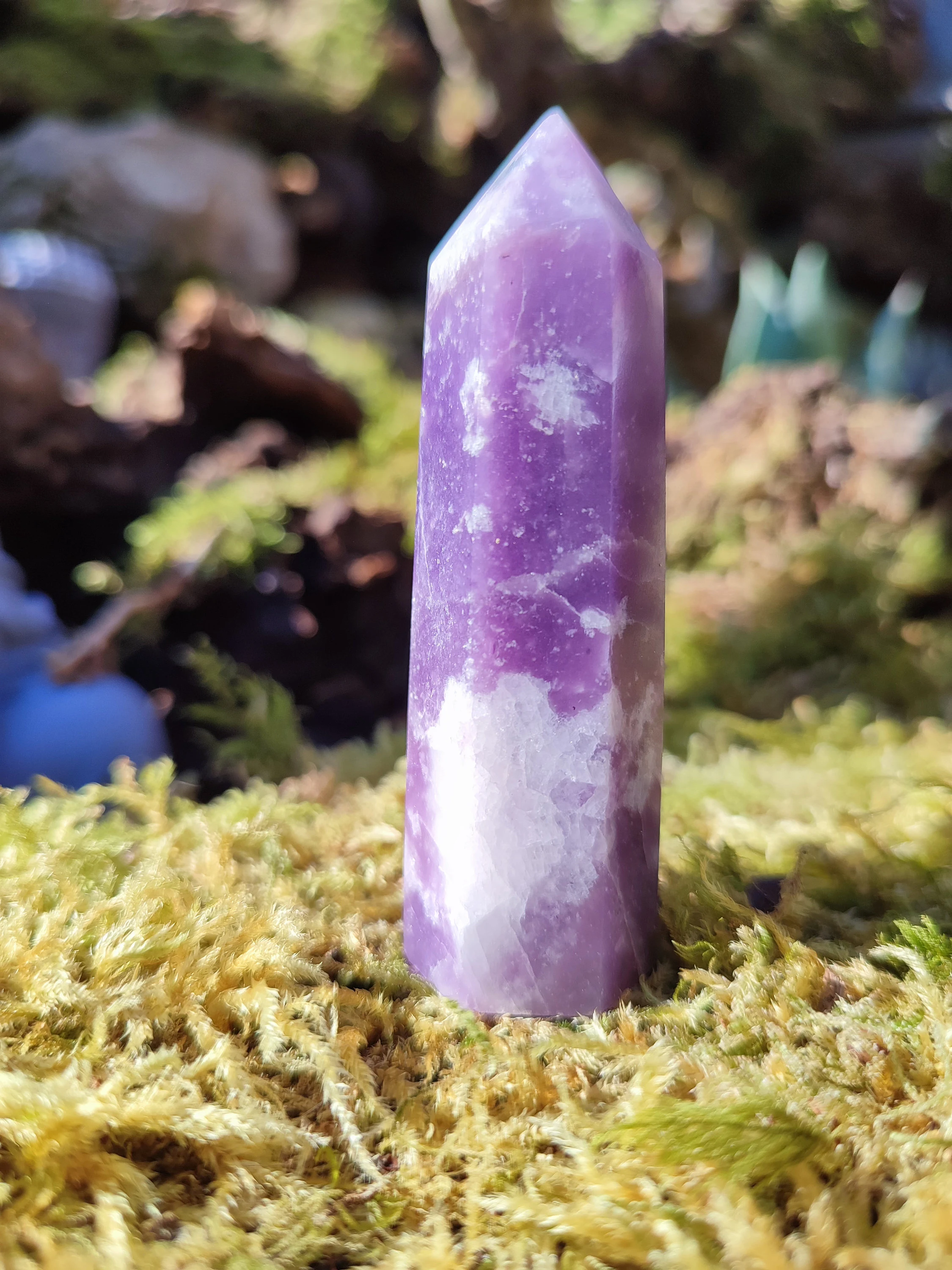 Obélisque de Lépidolite