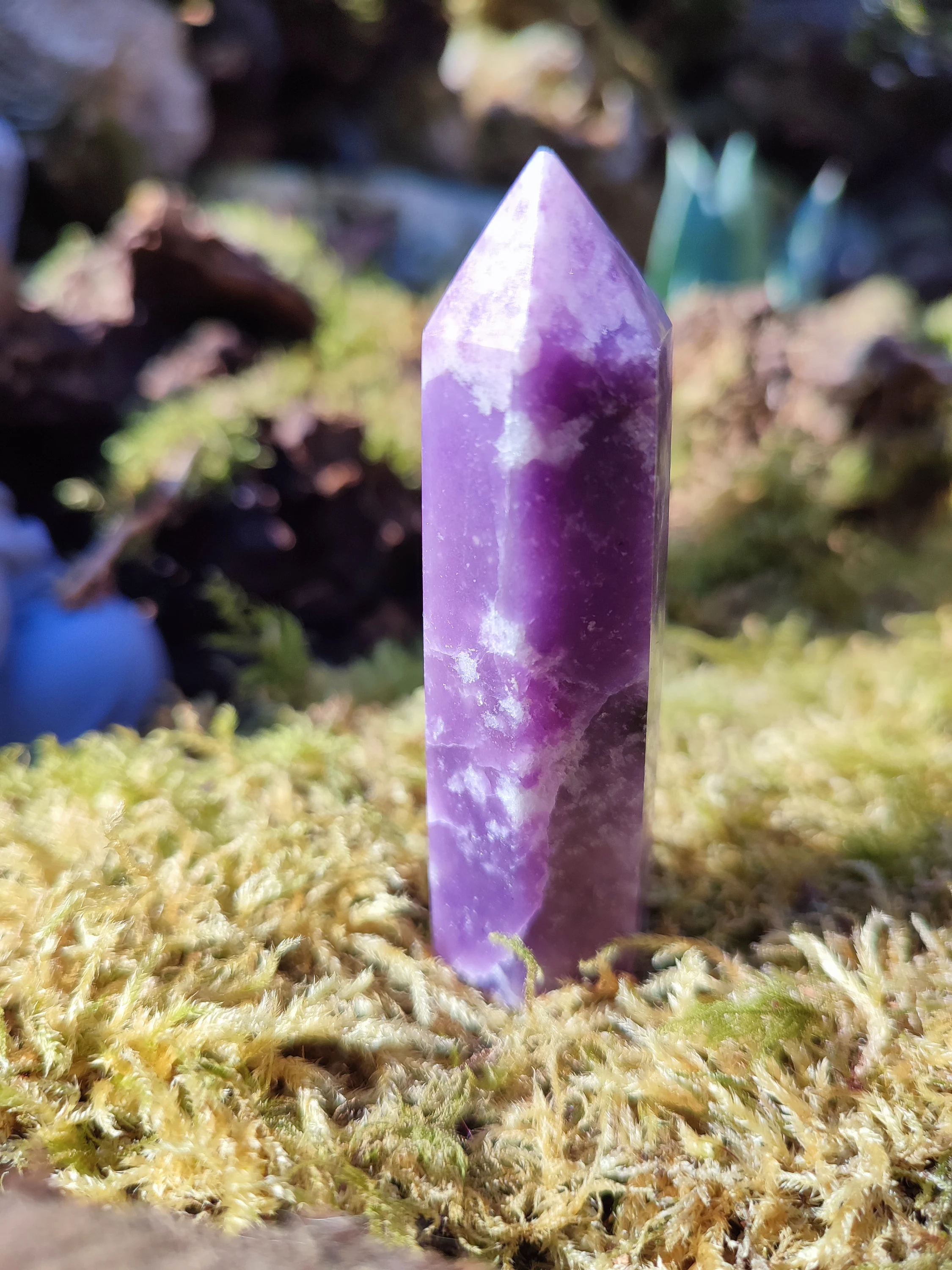 Obélisque de Lépidolite
