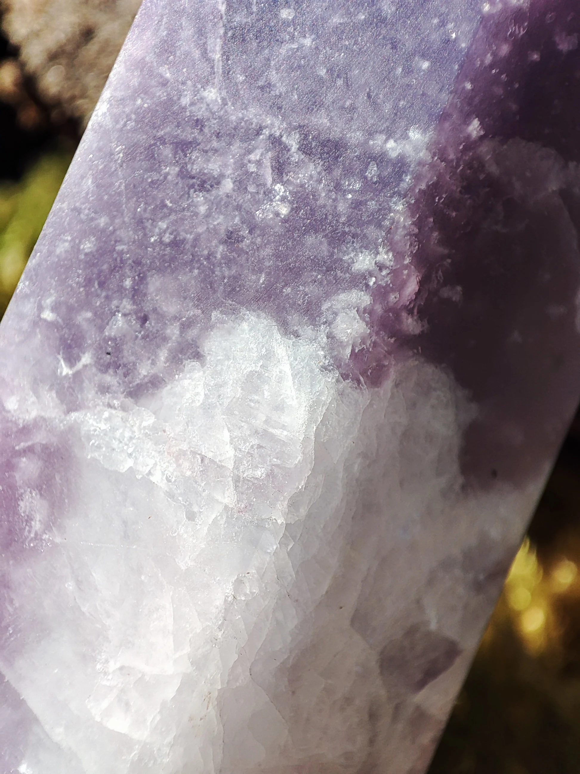 Obélisque de Lépidolite