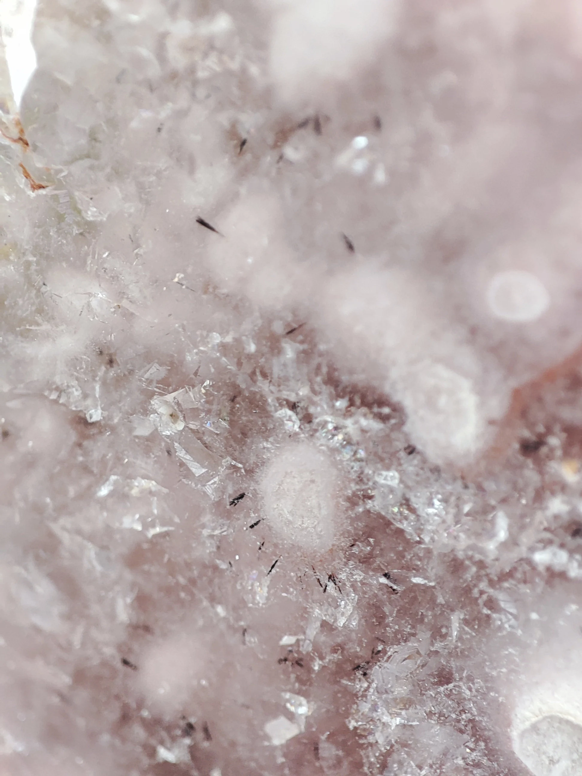Tranche D'Améthyste rose et d'Agate fleur