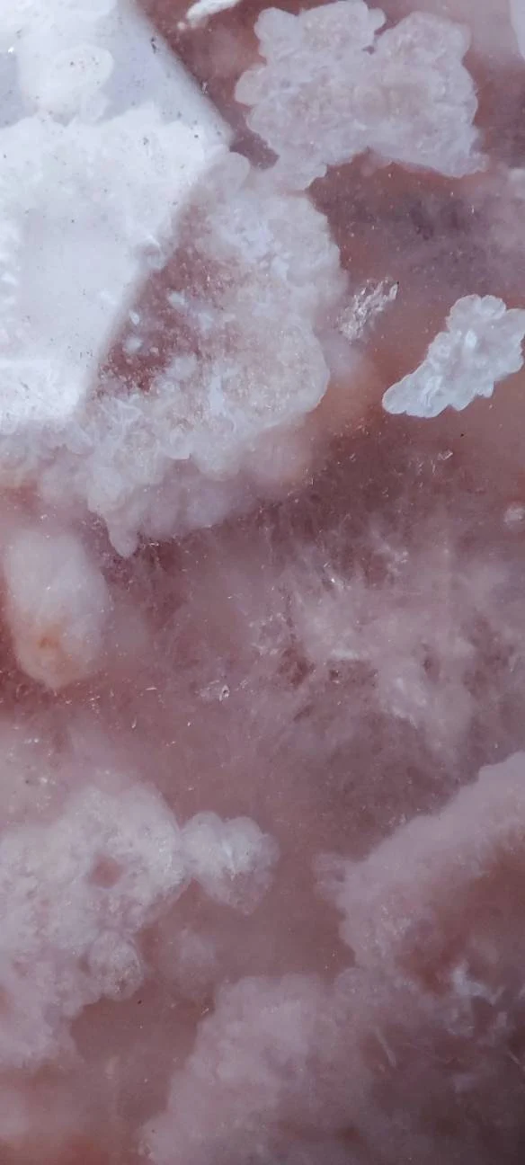 Sphère d'Améthyste rose et d'Agate fleur