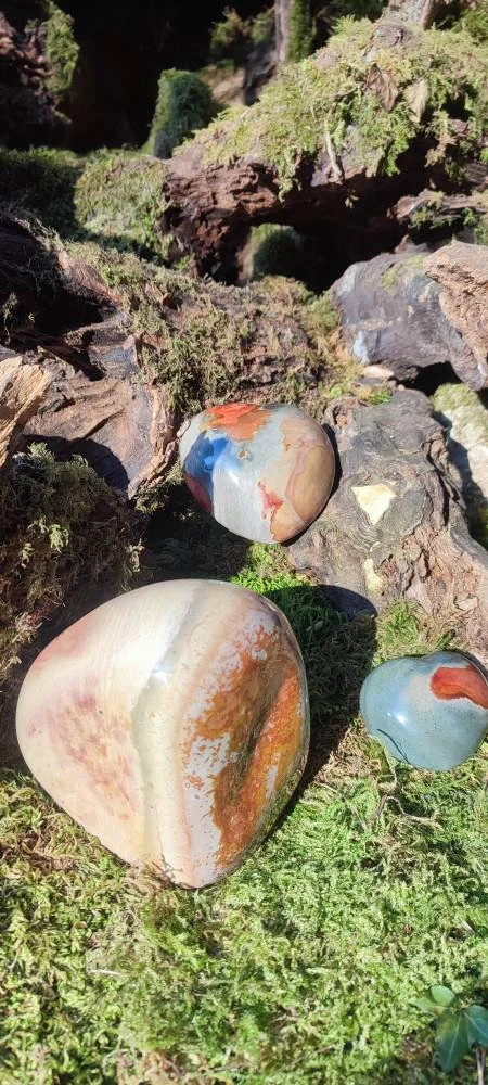 Forme libre Jaspe Polychrome