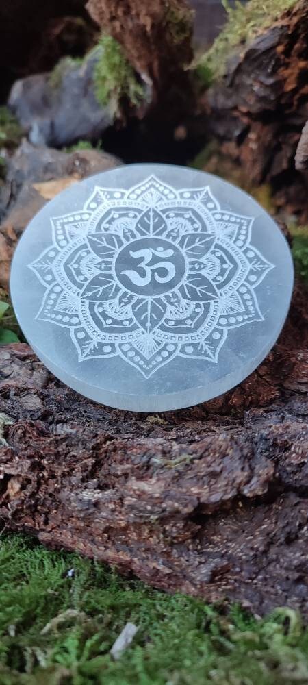 Disque de Sélénite OHM 10.5 cm