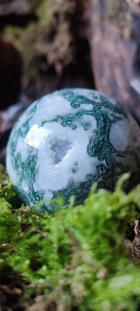 Sphère d'Agate mousse