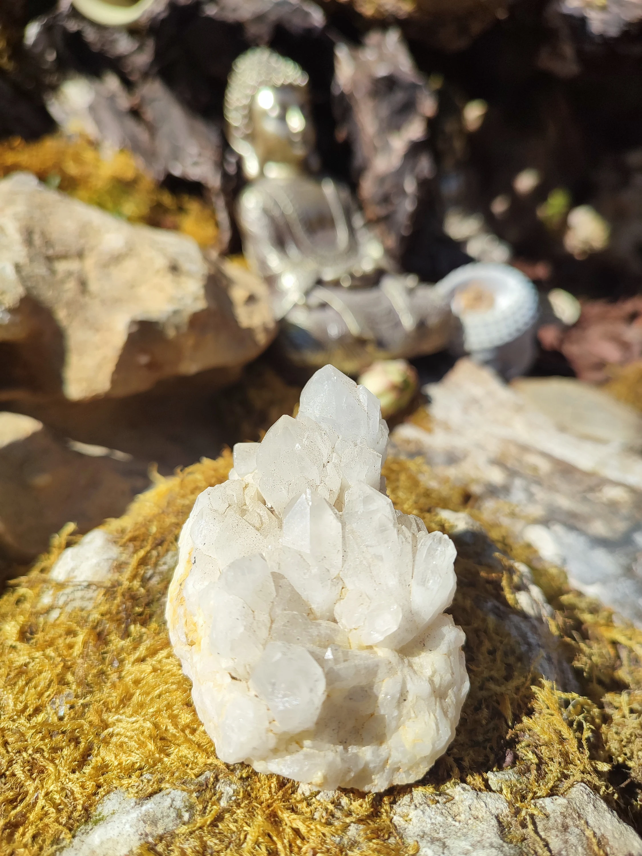 Amas de Quartz blanc AAA