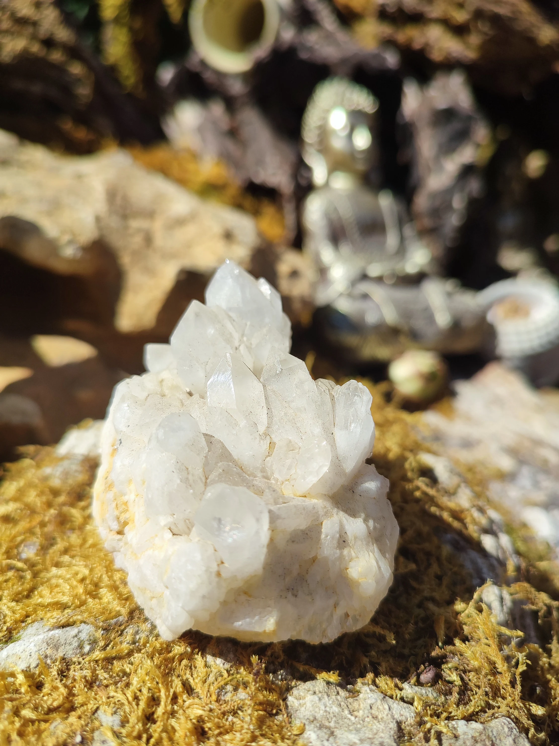 Amas de Quartz blanc AAA