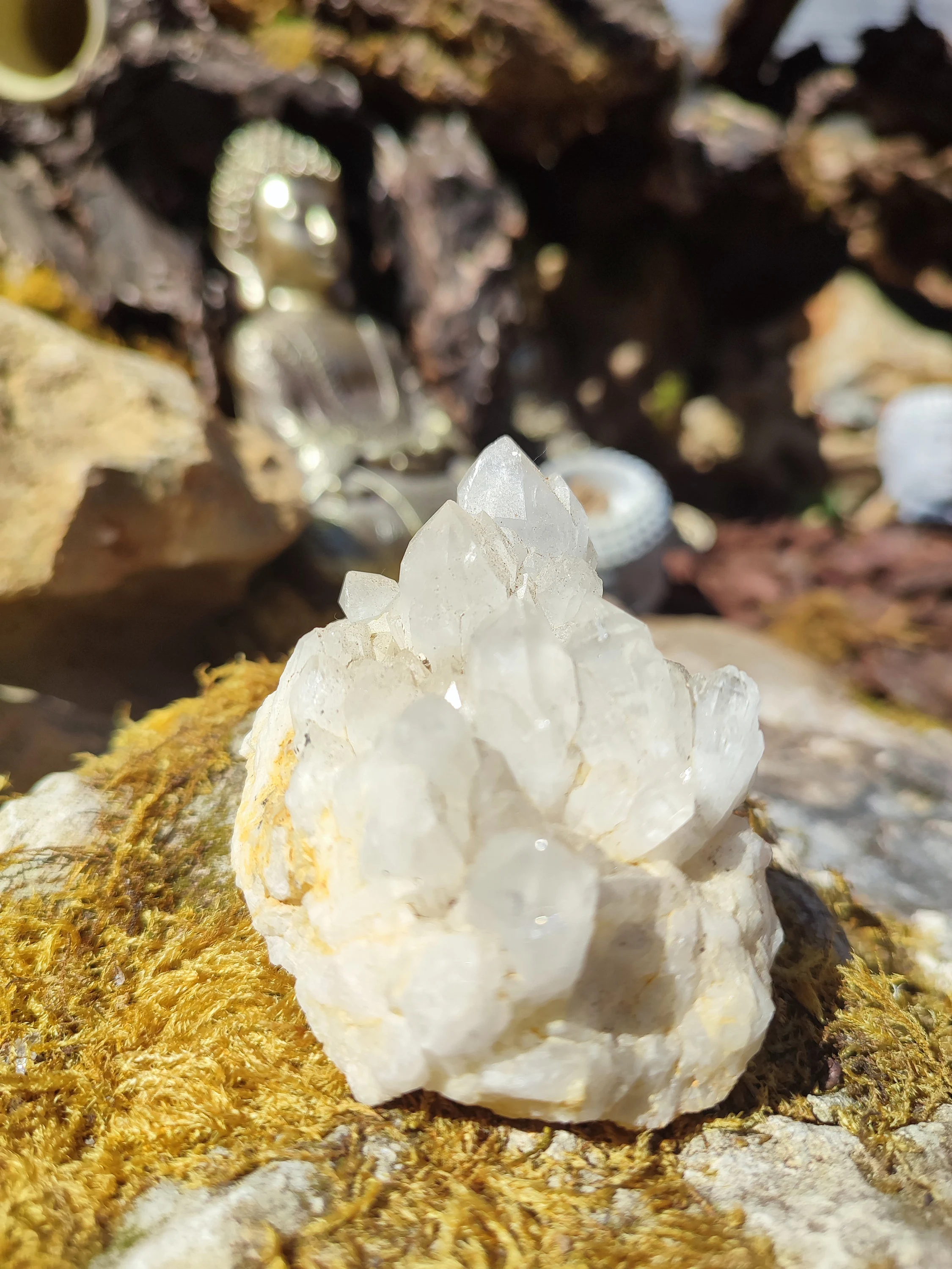 Amas de Quartz blanc AAA