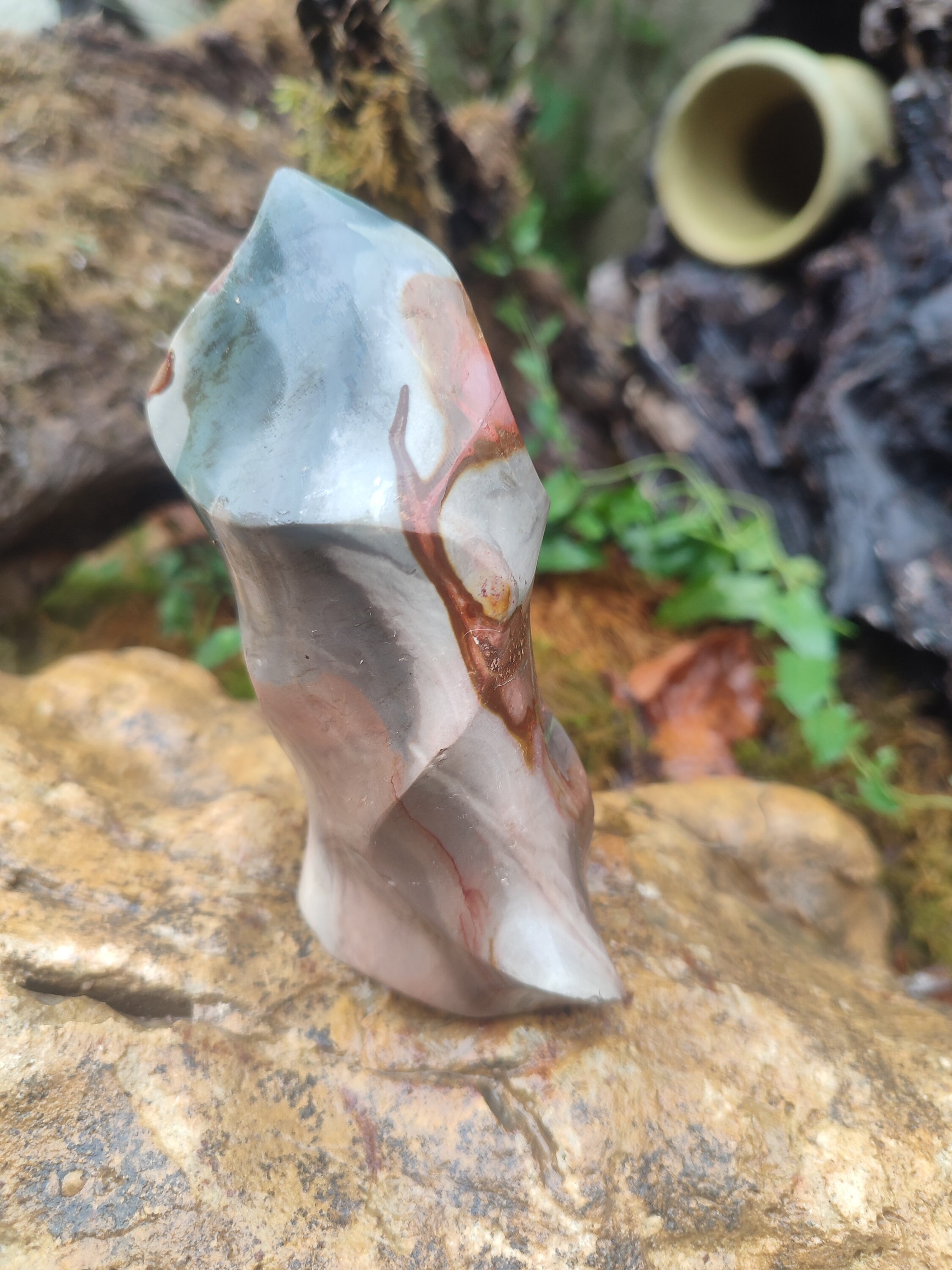 Forme libre Jaspe Polychrome