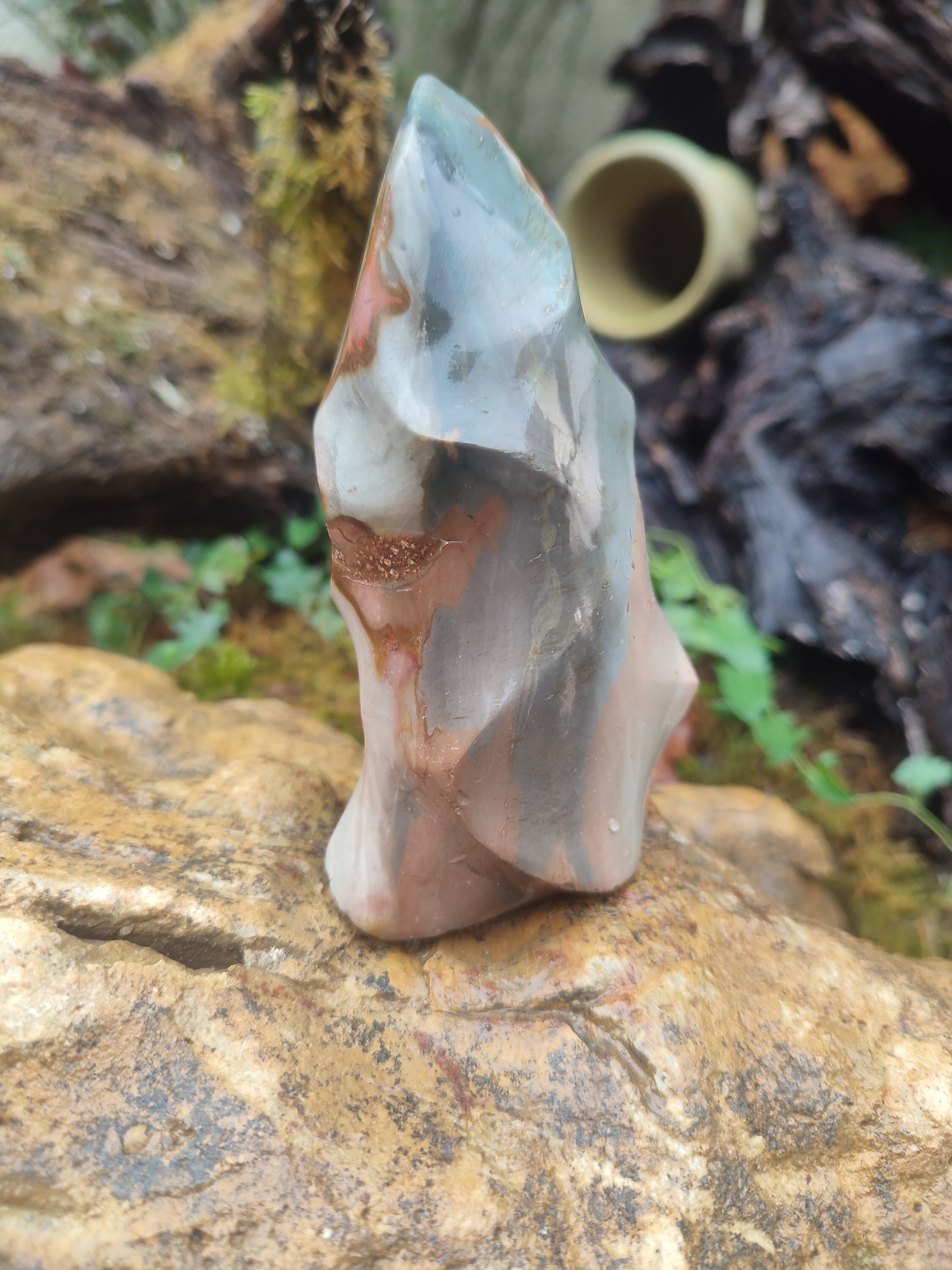 Forme libre Jaspe Polychrome