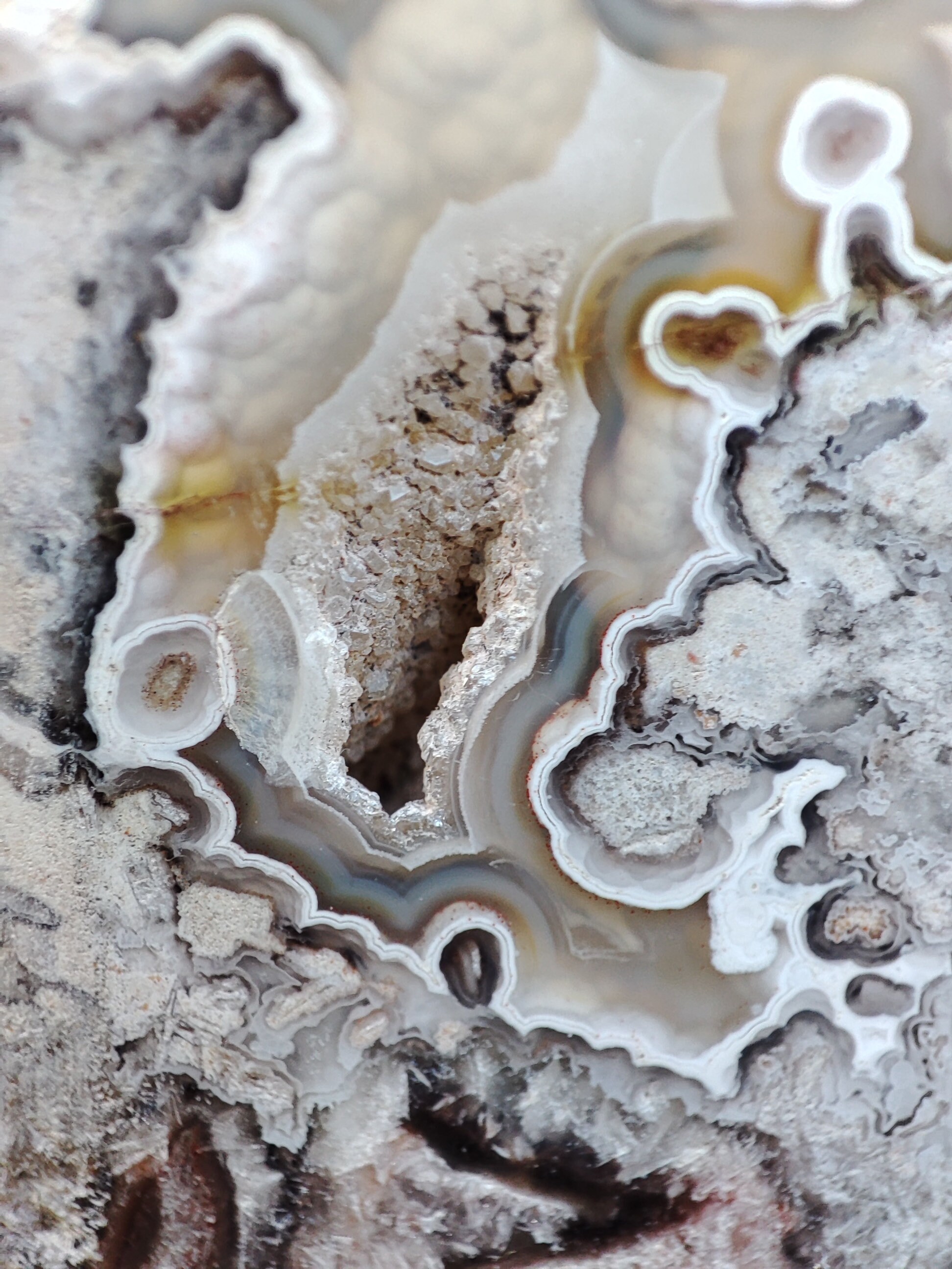 Forme libre d'agate Crazy Lase