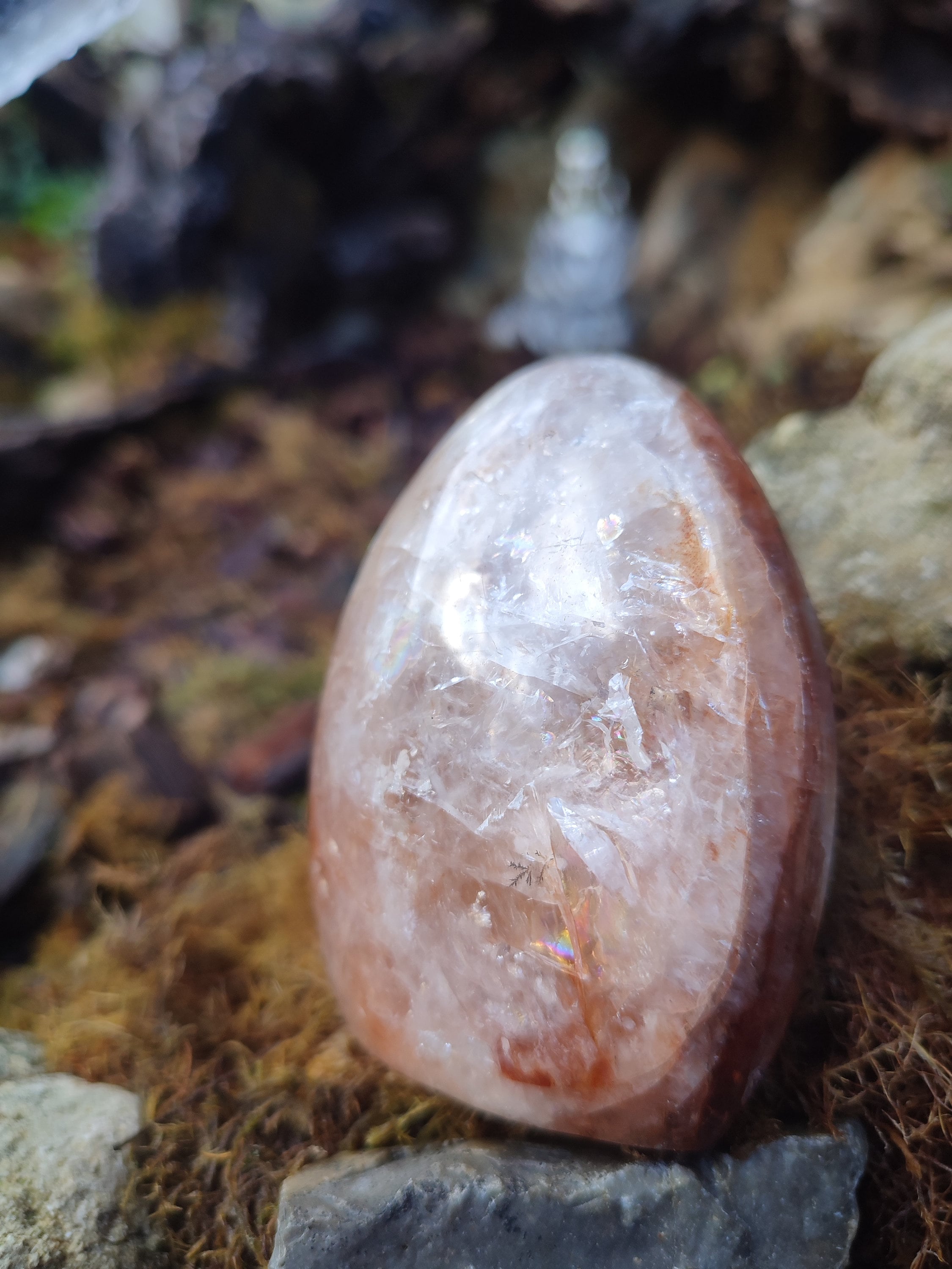 Forme libre de Quartz HématoÏde