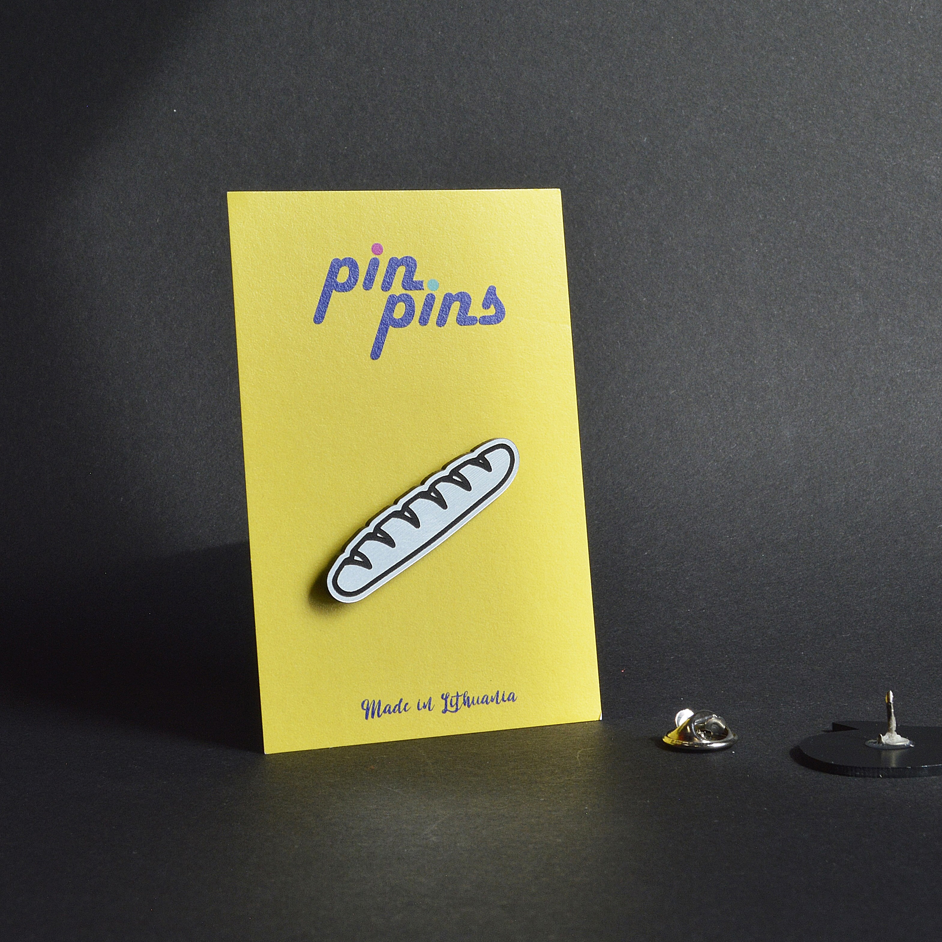 Prancūziškas batonas įsegamas Pin ženkliukas sagė drabužio aksesuaras