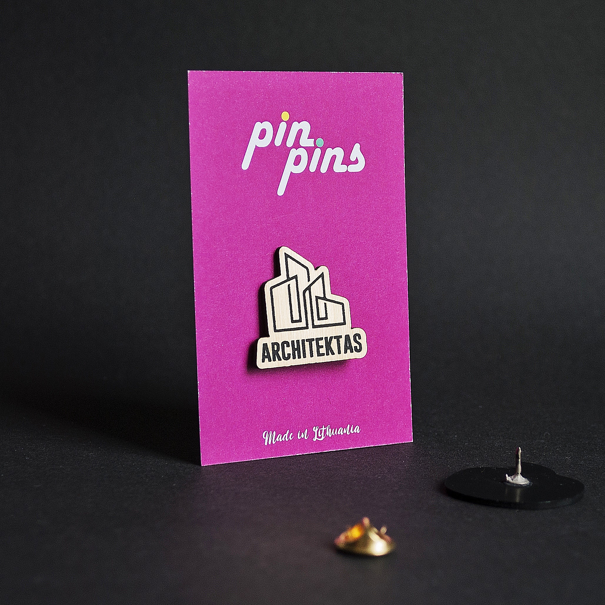 Architektas įsegamas Pin ženkliukas sagė