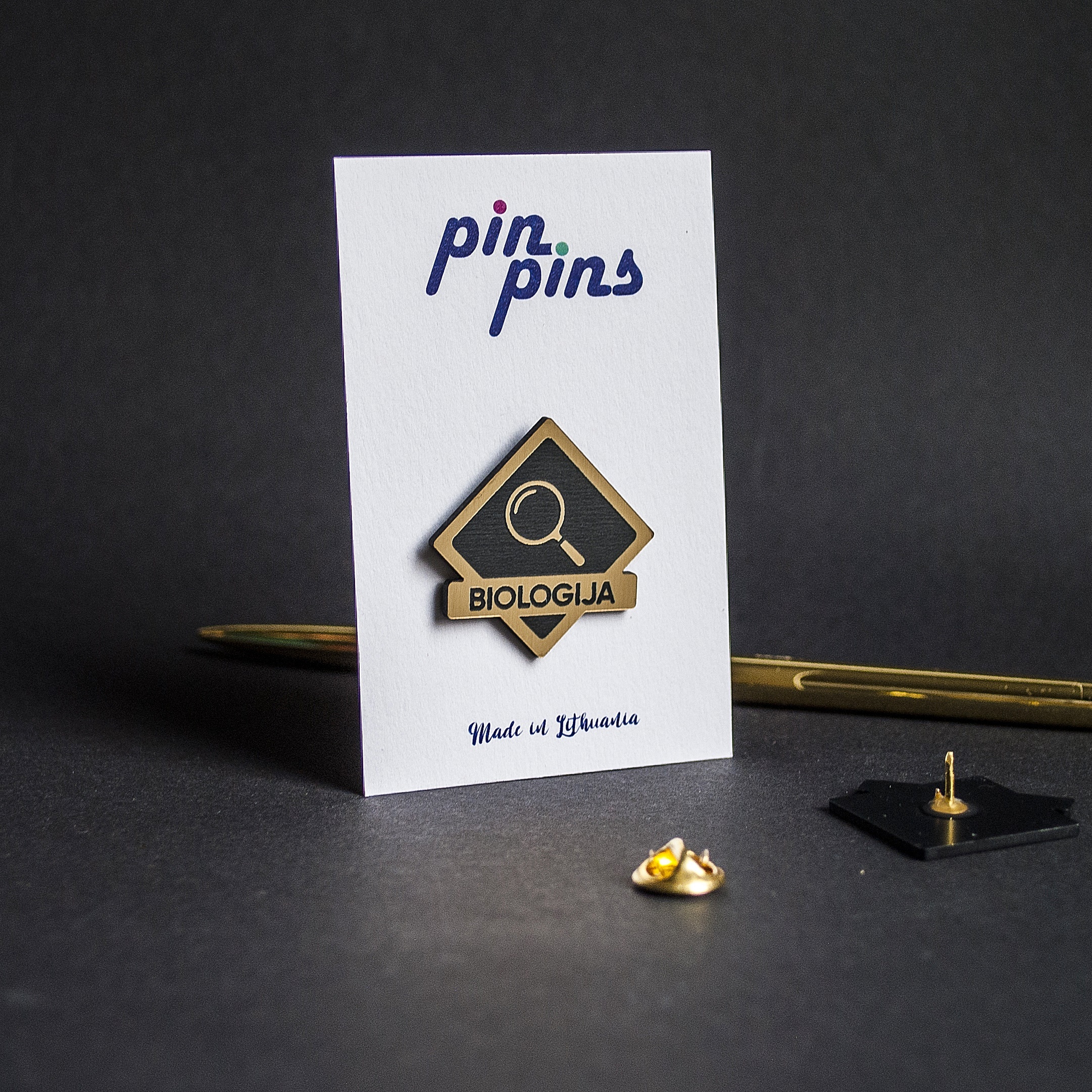 Biologija įsegamas Pin ženkliukas sagė