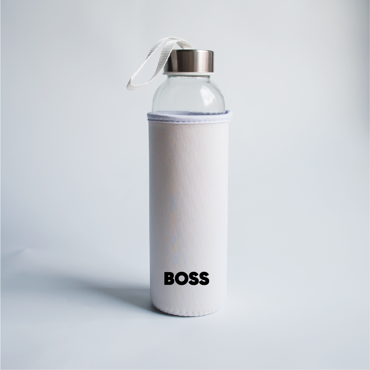 BOSS. Gertuvė skaidri su uždangalu 500ml