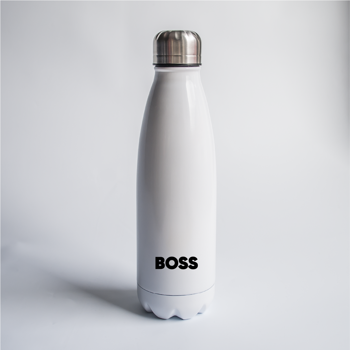 BOSS. Metalinis termosas/gertuvė (baltas) 700ml